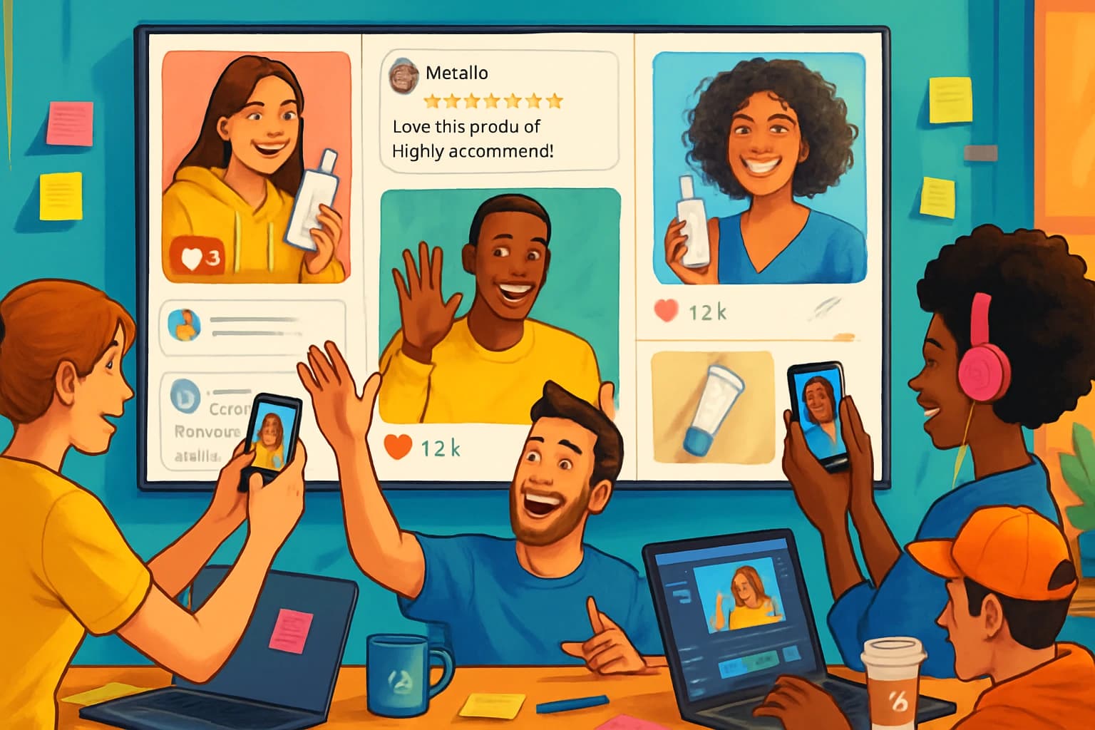 UGC in marketing - real people sharing content
