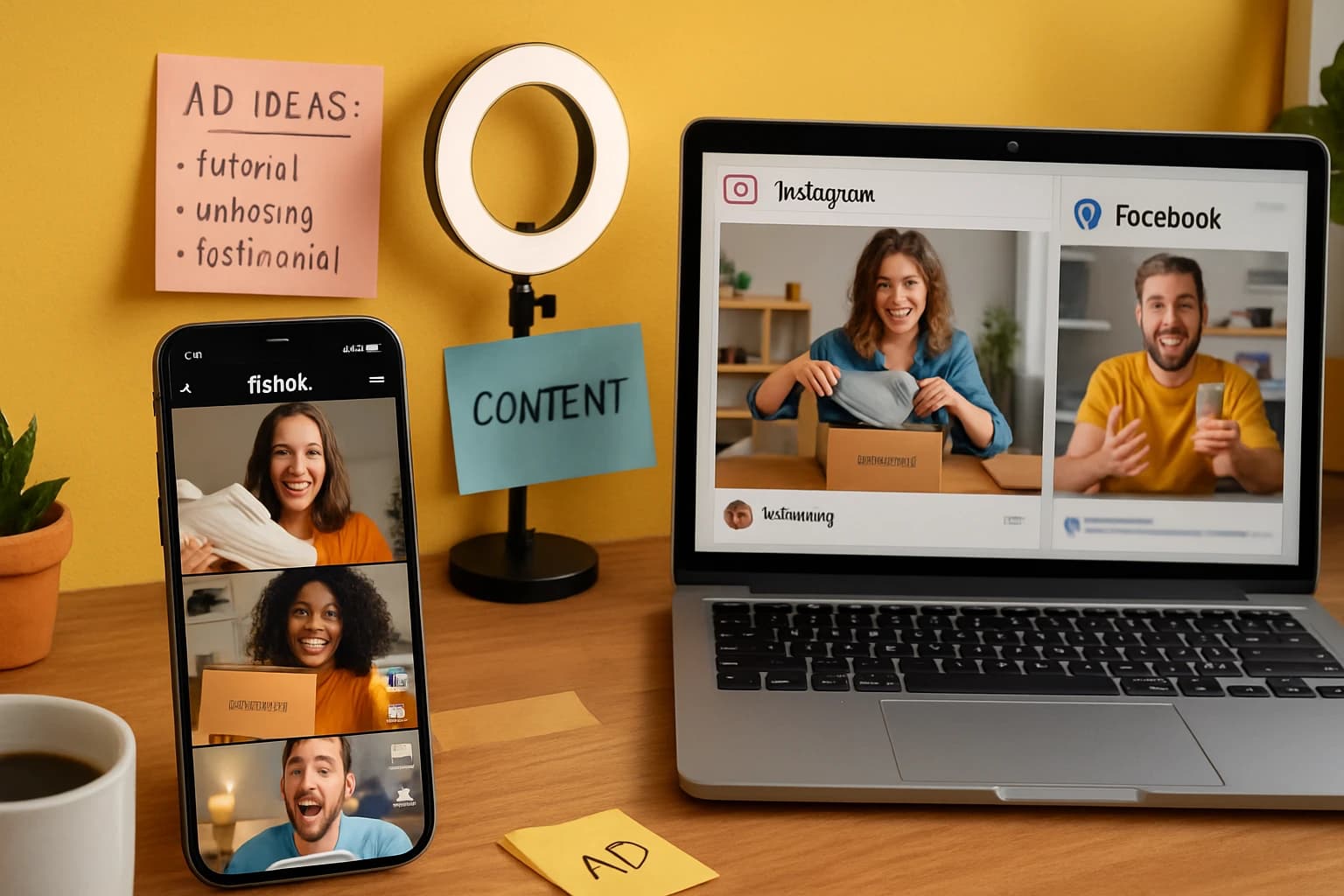 User generated content on TikTok, Instagram, and Meta